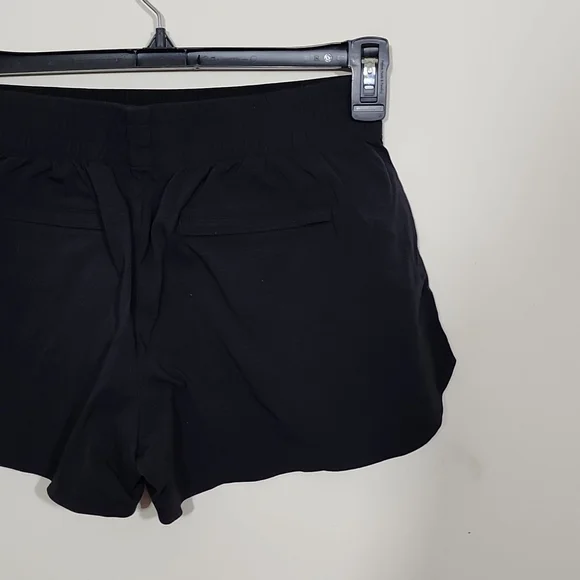 Athleta Black Running Black Shorts Women's Size 4 - Picture 6 of 9